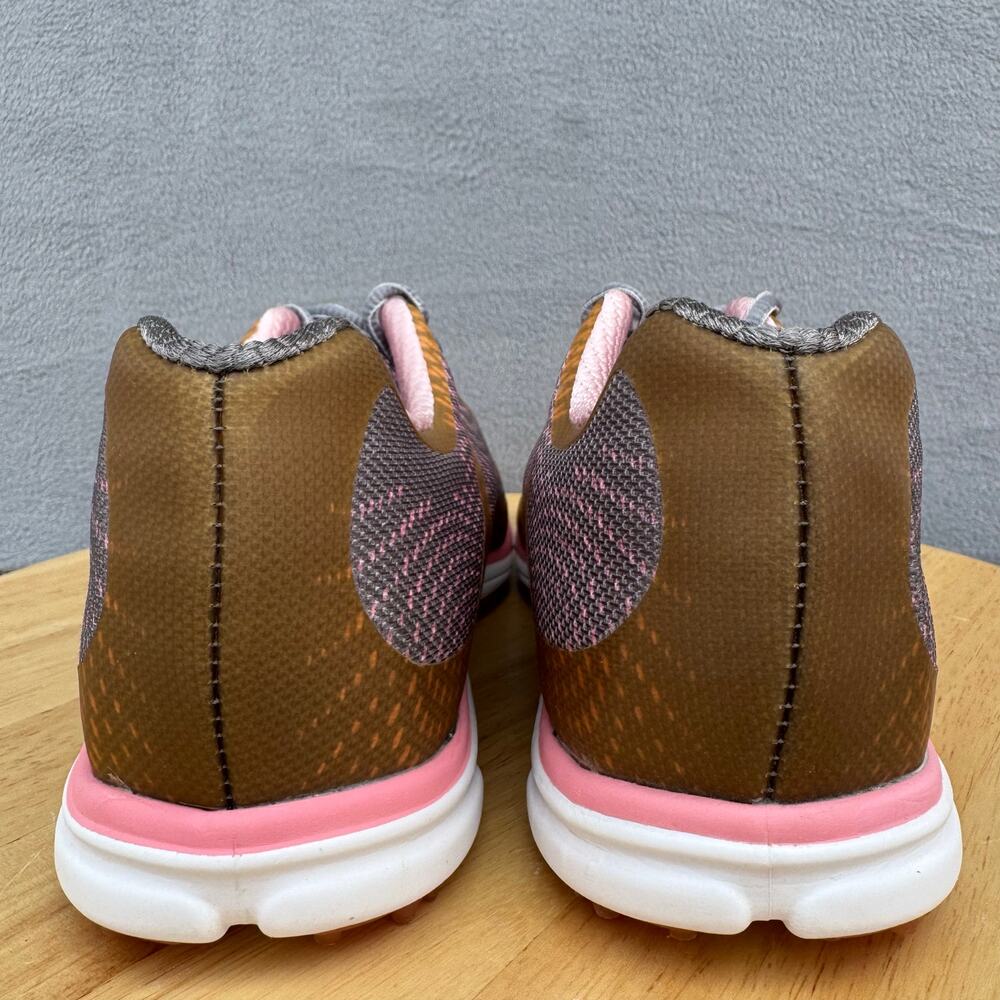 FootJoy Empower 9800 Gold/Gray/Pink Lace-Up Golf Shoes Women’s Size 8N US - Picture 4 of 8